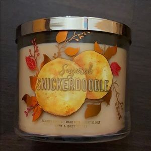 Bath & Body Works Snickerdoodle 3 Wick Candle